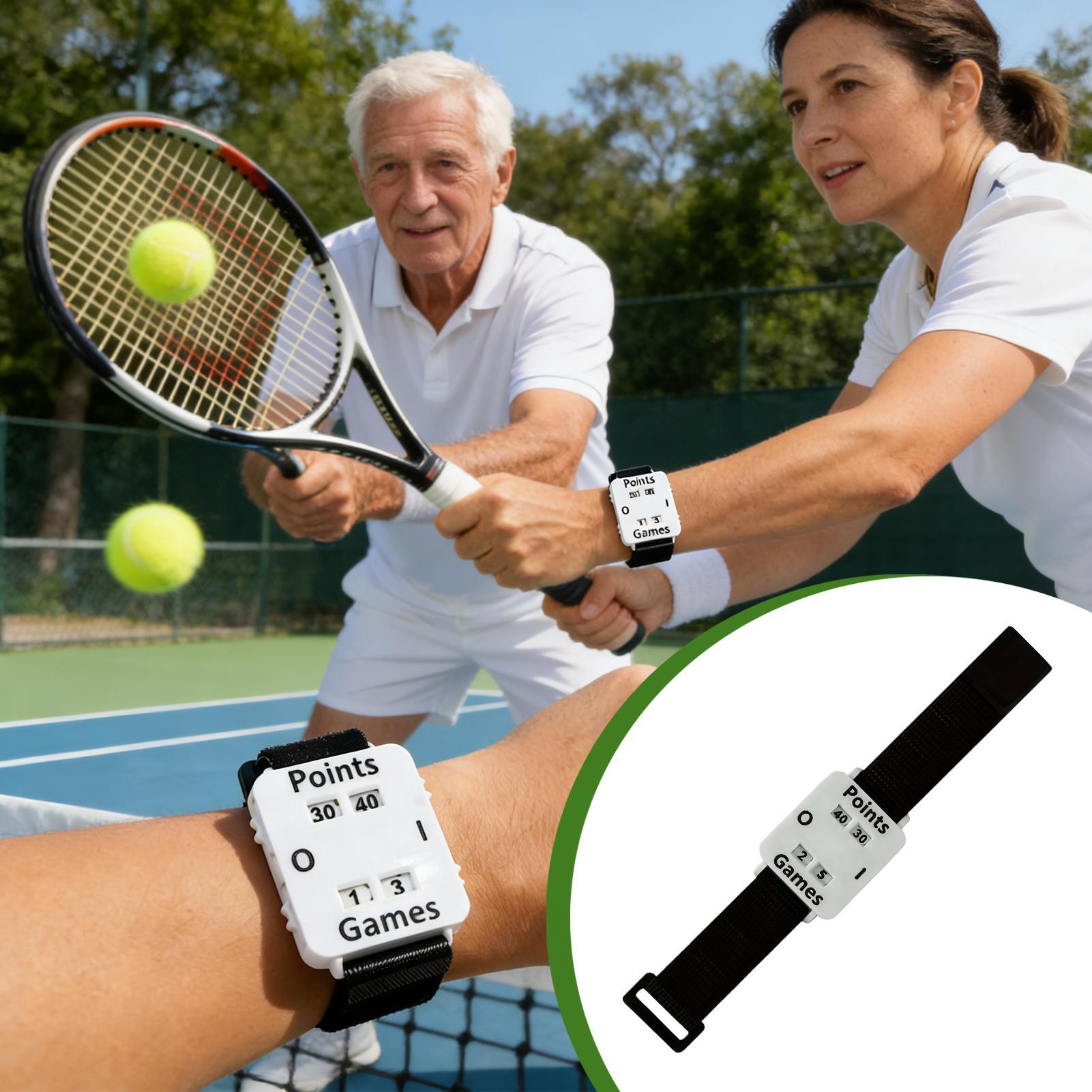 Badminton Score Counter - Lightweight Score Keeper Wristband Portable Points
