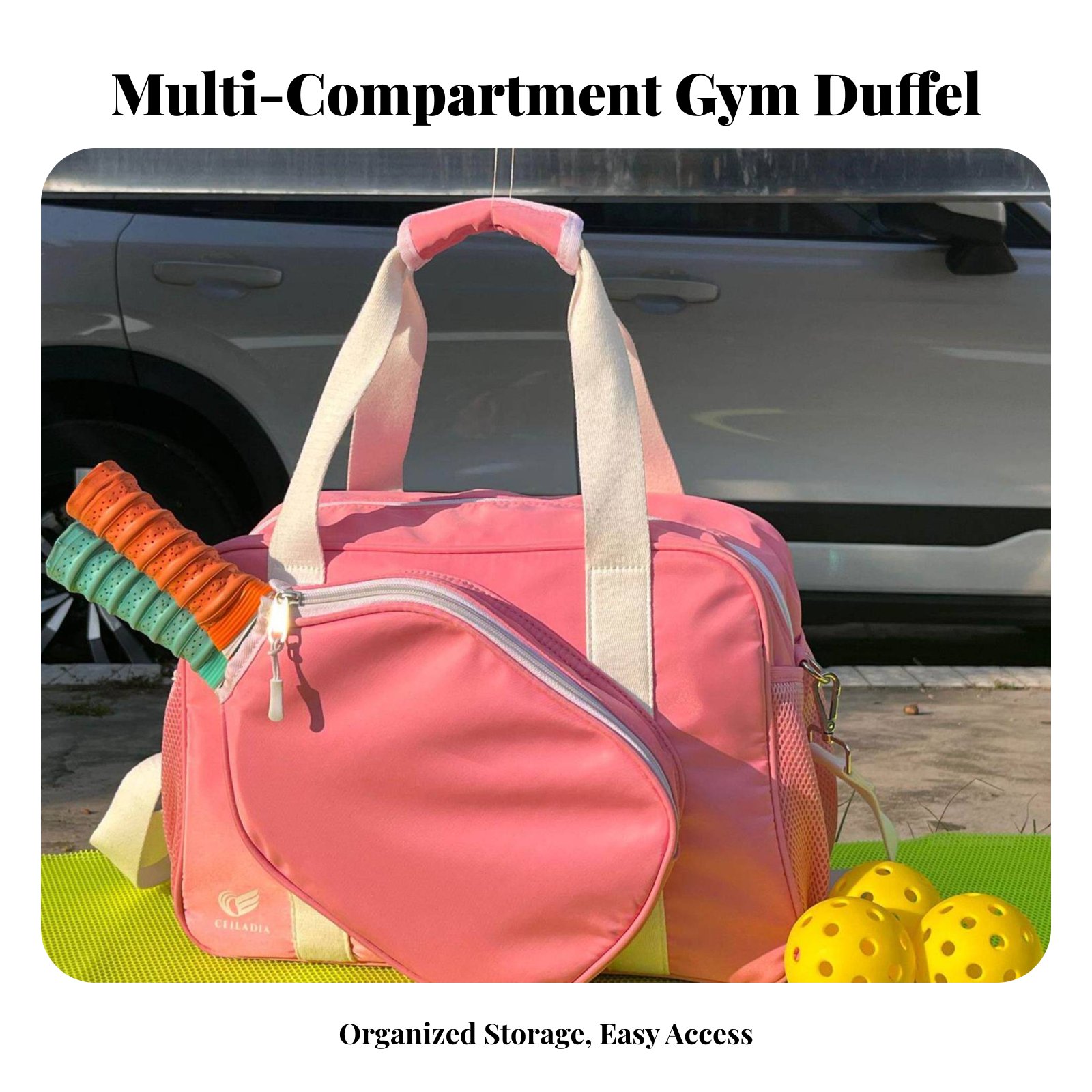 Badminton Racket - Pickleball Bag Versatile Carrying Choices Badminton