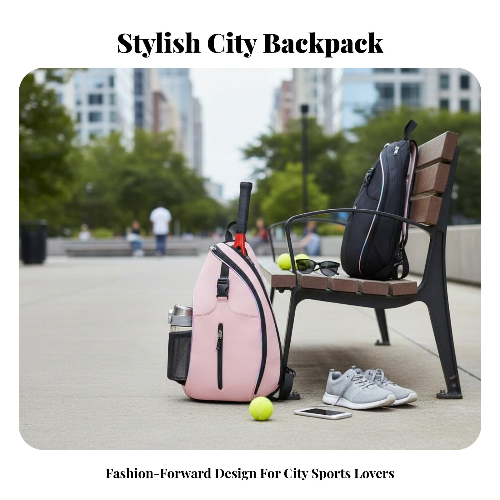 Badminton Racket - Pickleball Backpack Sturdy Badminton Gear Bag