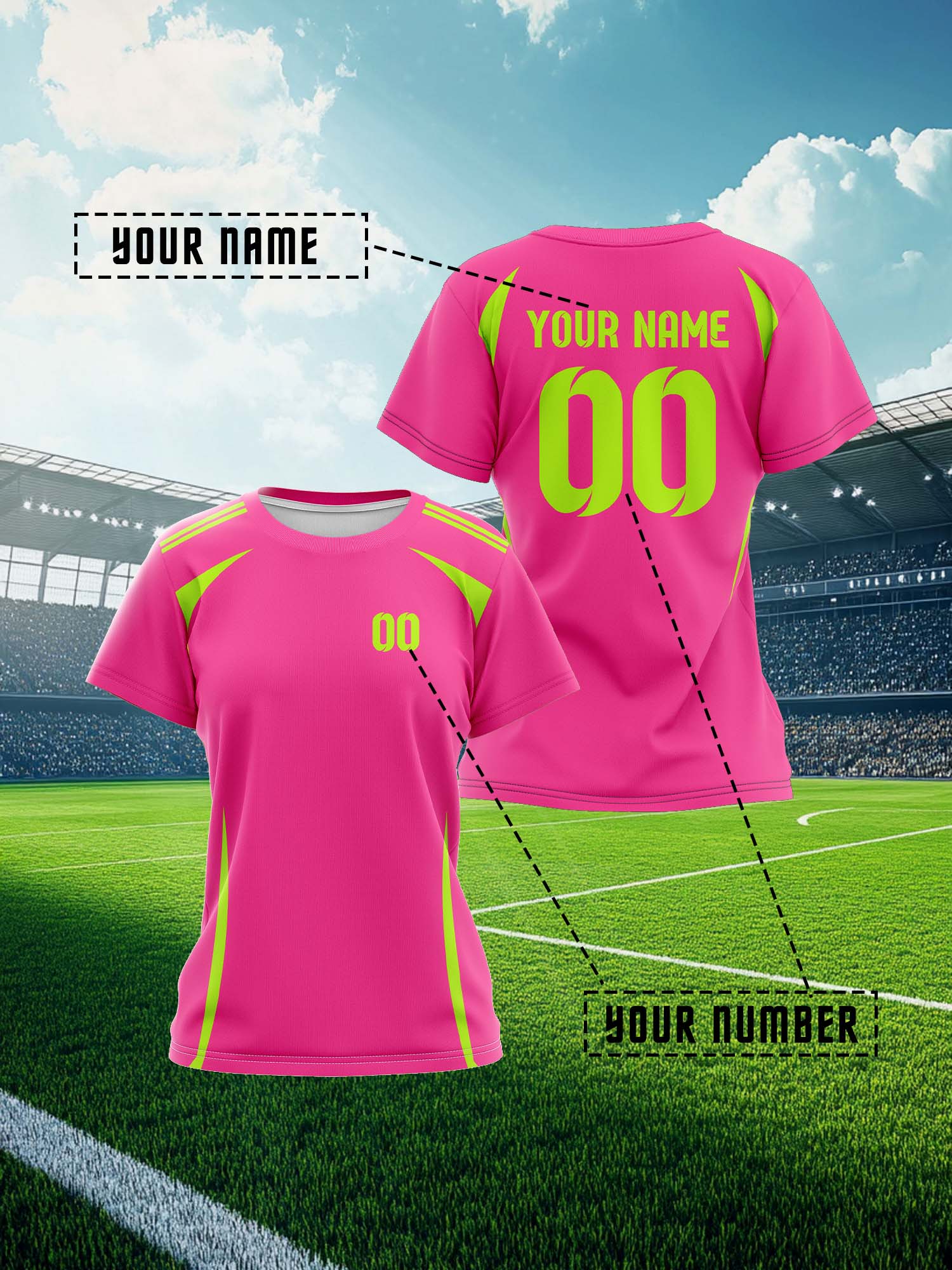 T Shirt Dry Fit - 2026 Women's Custom Name and Number