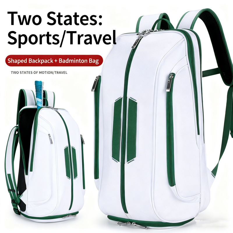 Badminton Fun - Tennis Backpack For Sport Convertible Padel