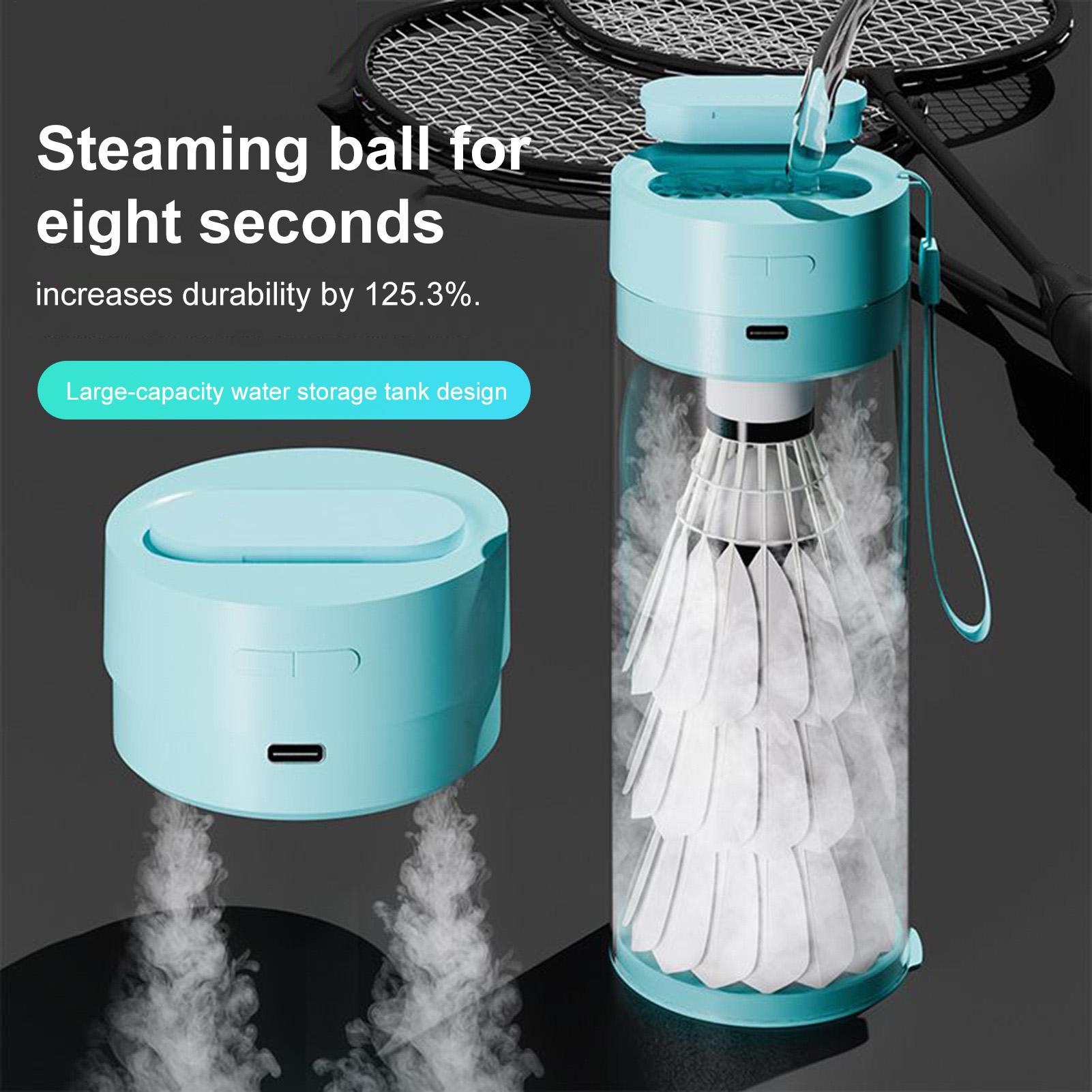 Badminton Shuttlecock - Badminton Ball Steamer Type-c Rechargeable Badminton