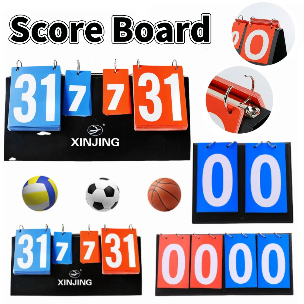 Badminton Score Counter - 2/4-Digit Scoreboard Sports Competition Scoreboard for
