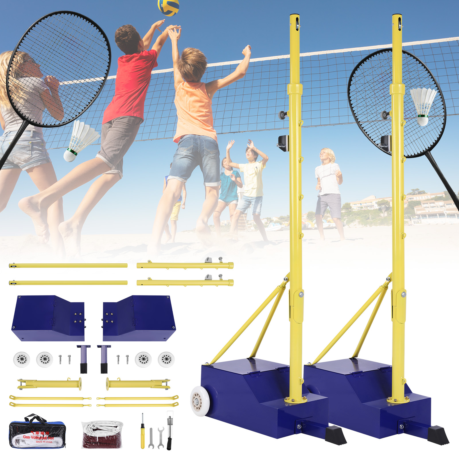 Volleyball Poles Heavy Duty Ba – Badminton Area recenzja i cena