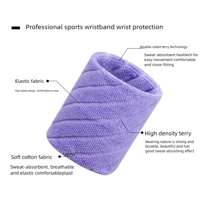 1 Pairs Cotton Elastic Wristba – Wristband Pair Sweat recenzja i cena