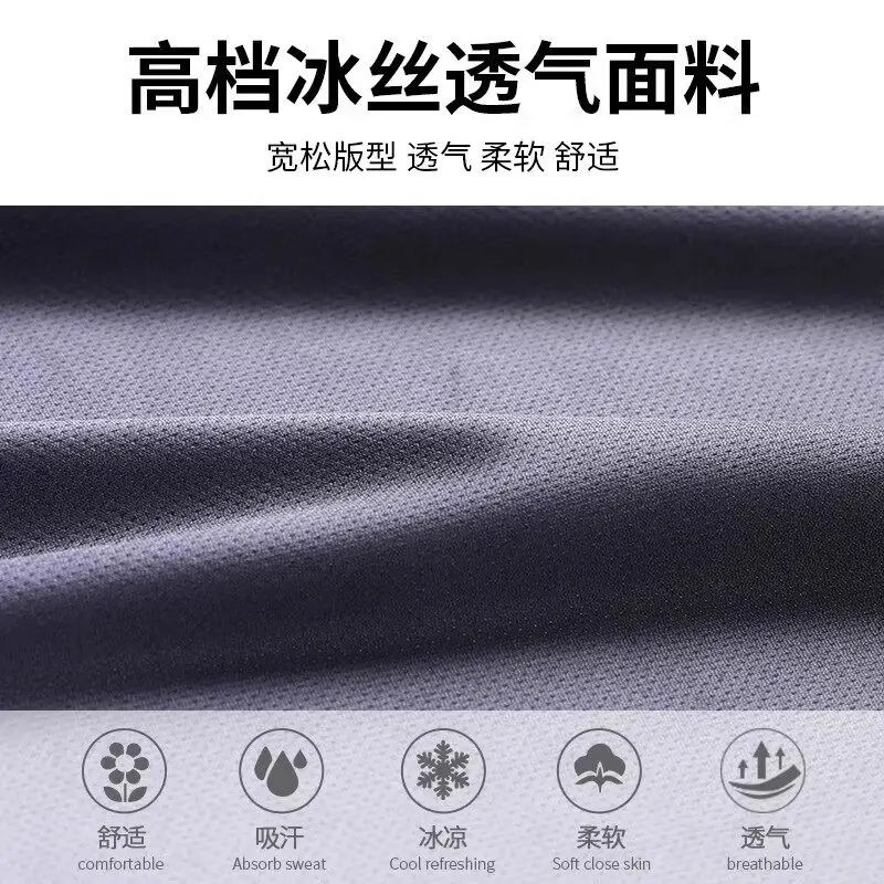 Men's Summer Ice Silk Quick-Dr – T Shirt Dry Fit recenzja i cena
