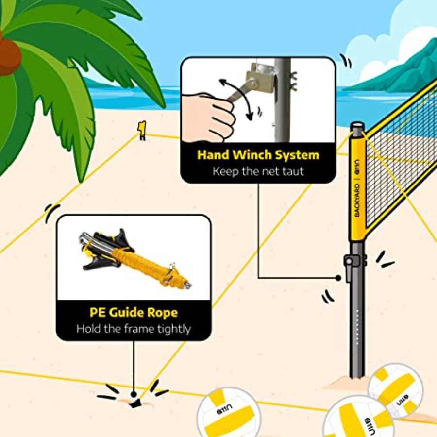 Outdoor Volleyball and Badmint – Badminton Area recenzja i cena