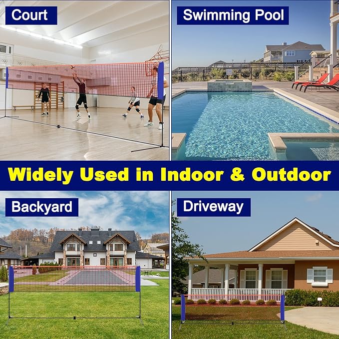 Portable Badminton Net Small S – Badminton Area recenzja i cena