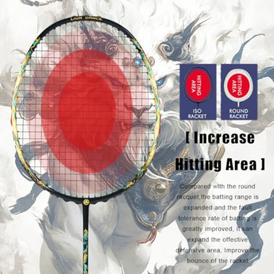 Lion Dance Chinese Style 6U G5 – Badminton Racket recenzja i cena