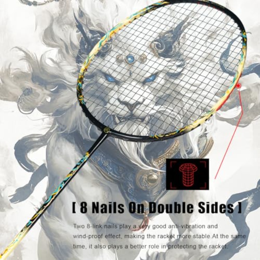Lion Dance Chinese Style 6U G5 – Badminton Racket recenzja i cena
