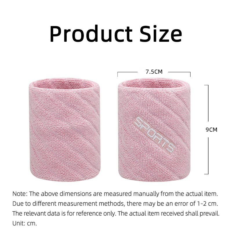 1 Pairs Cotton Elastic Wristba – Wristband Pair Sweat recenzja i cena