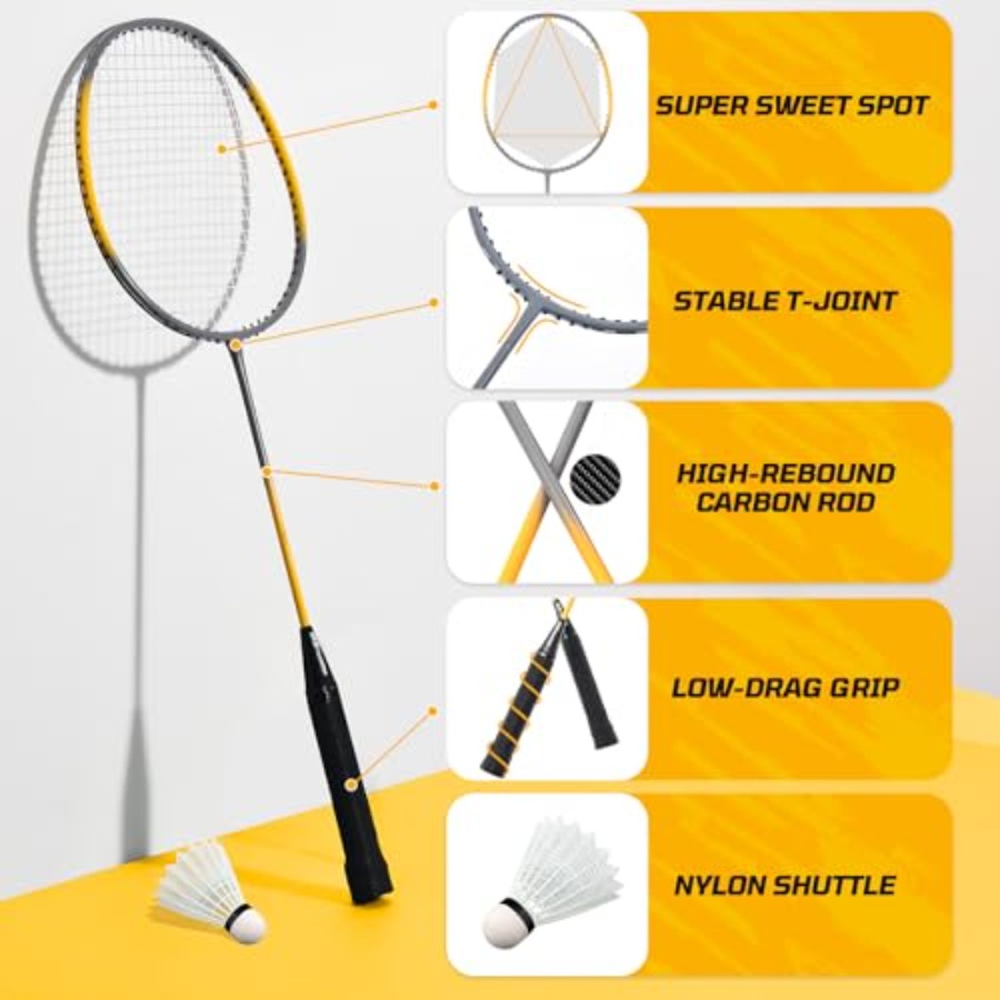 Backyard outdoor badminton set – Badminton Area recenzja i cena