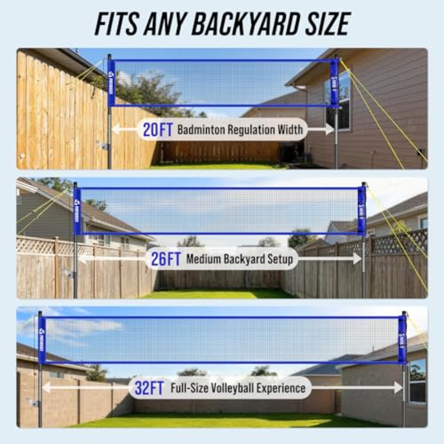 Volleyball Badminton Net Set C – Badminton Area recenzja i cena