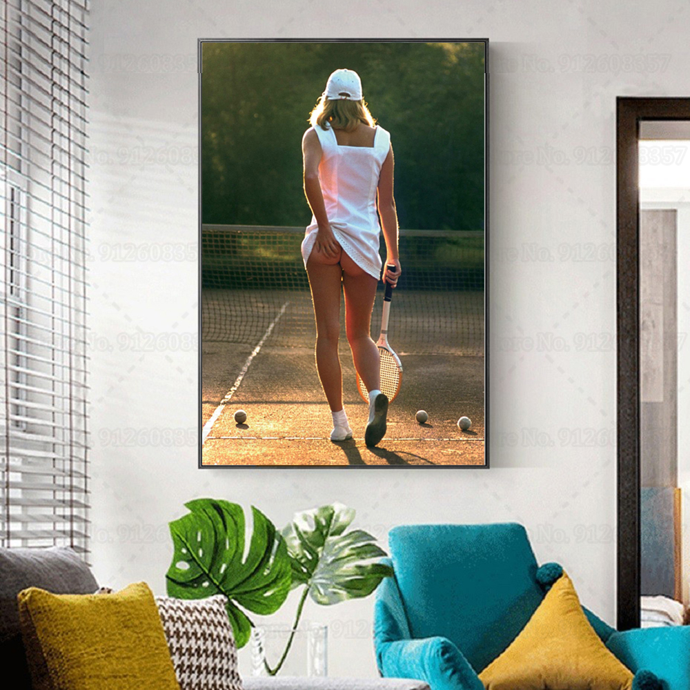 Sexy Tennis Girl Poster Sunset – Badminton Europe recenzja i cena