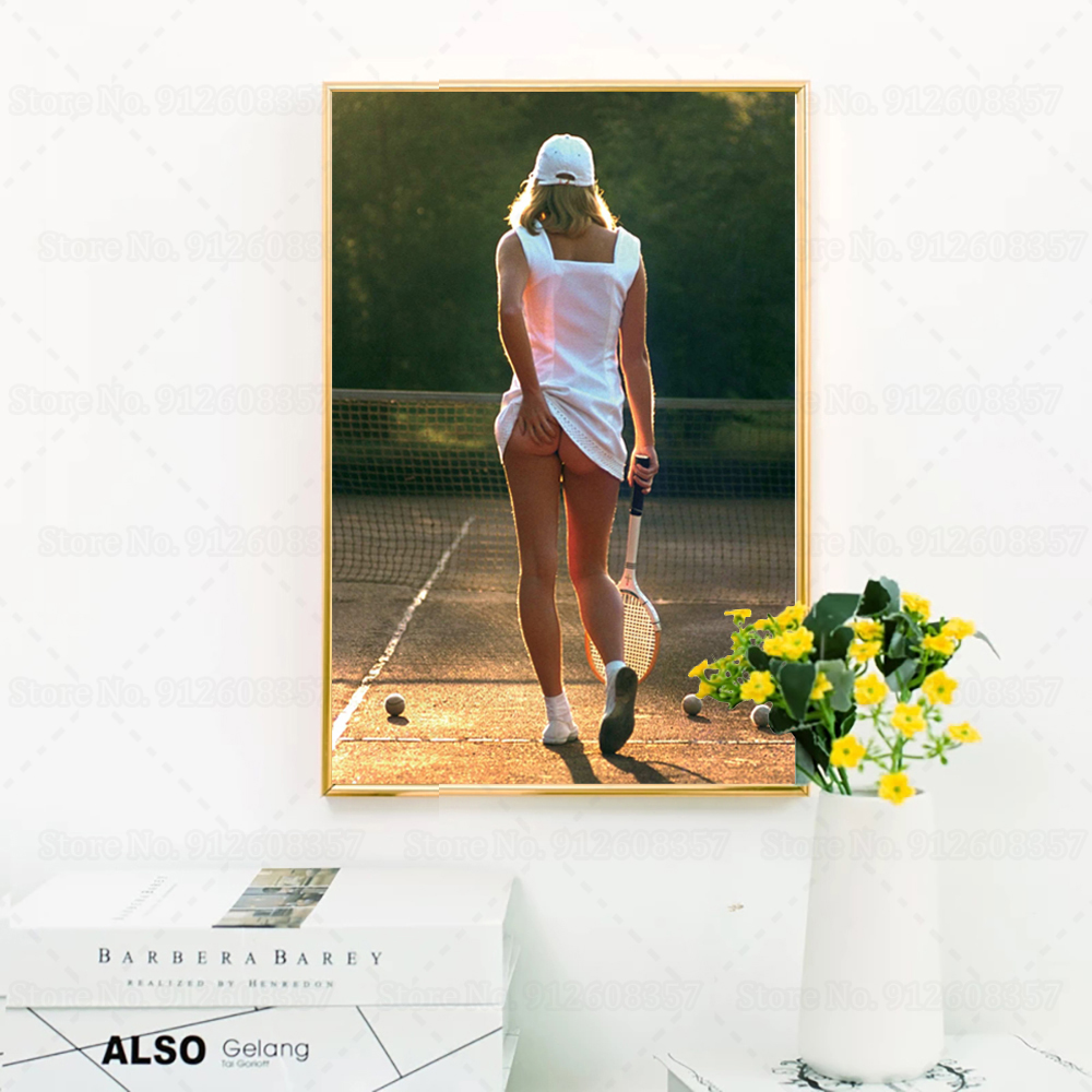 Sexy Tennis Girl Poster Sunset – Badminton Europe recenzja i cena