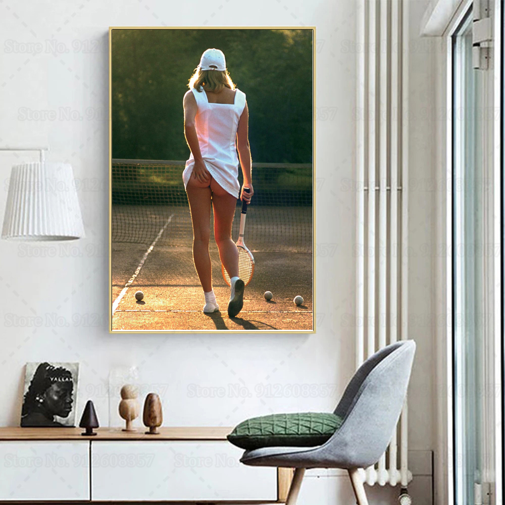 Sexy Tennis Girl Poster Sunset – Badminton Europe recenzja i cena