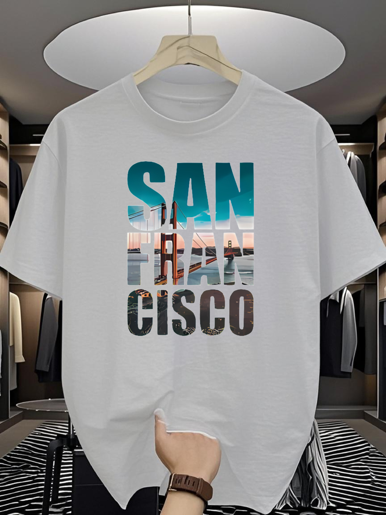 Men's SAN FRAN CISCO Graphic T – T Shirt Dry Fit recenzja i cena