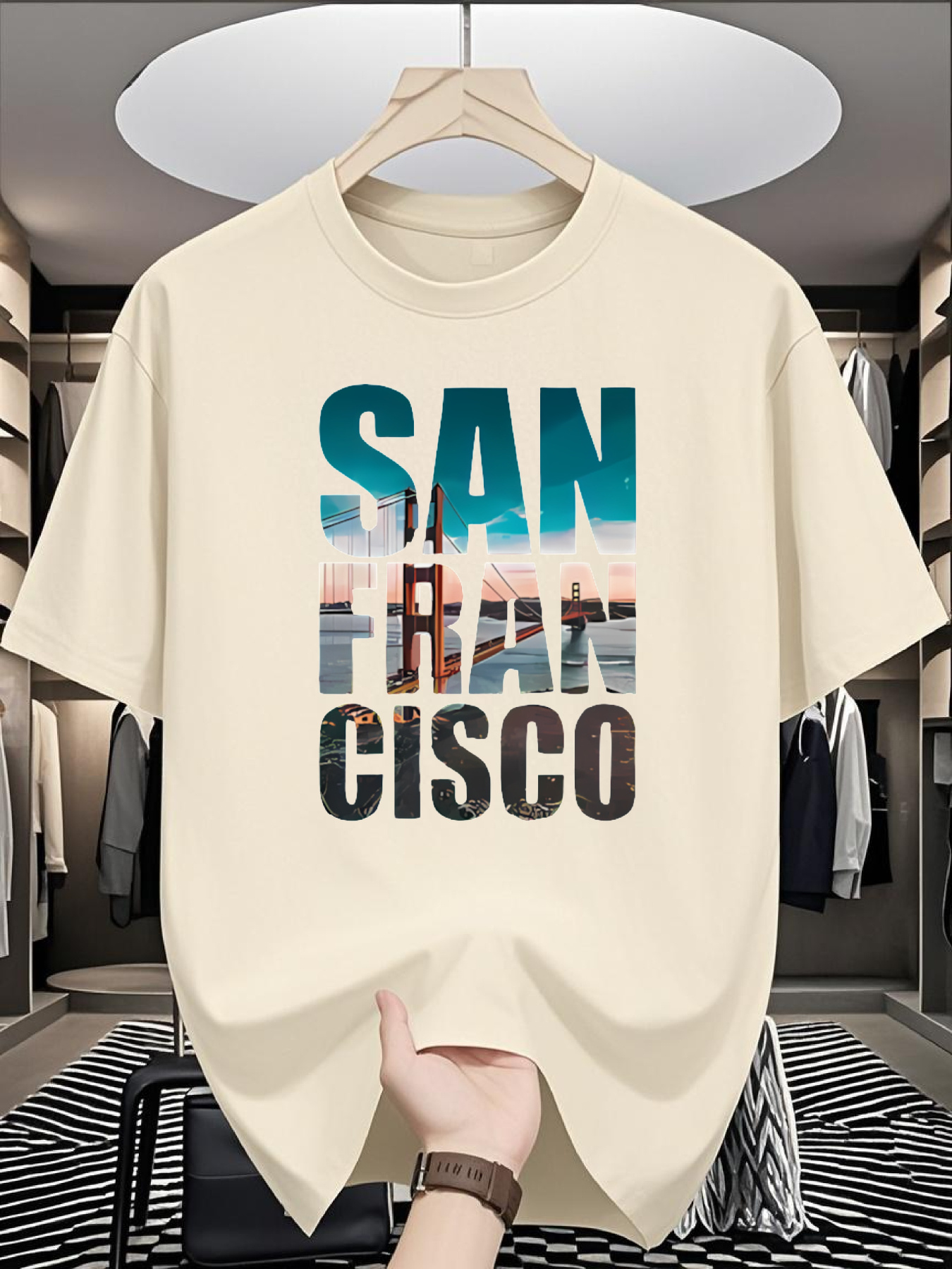 Men's SAN FRAN CISCO Graphic T – T Shirt Dry Fit recenzja i cena