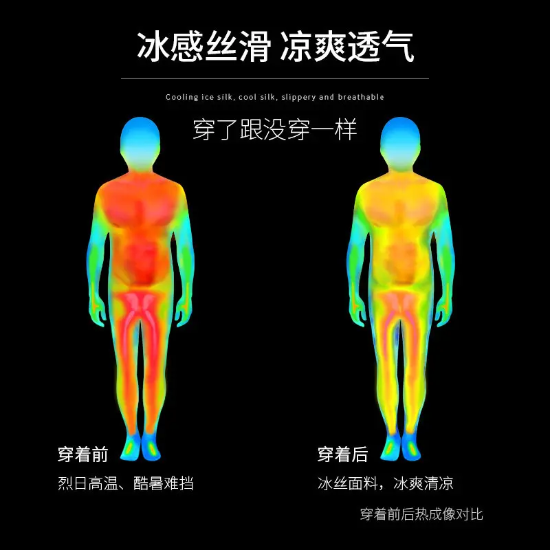 Men's Summer Ice Silk Running  – T Shirt Dry Fit recenzja i cena