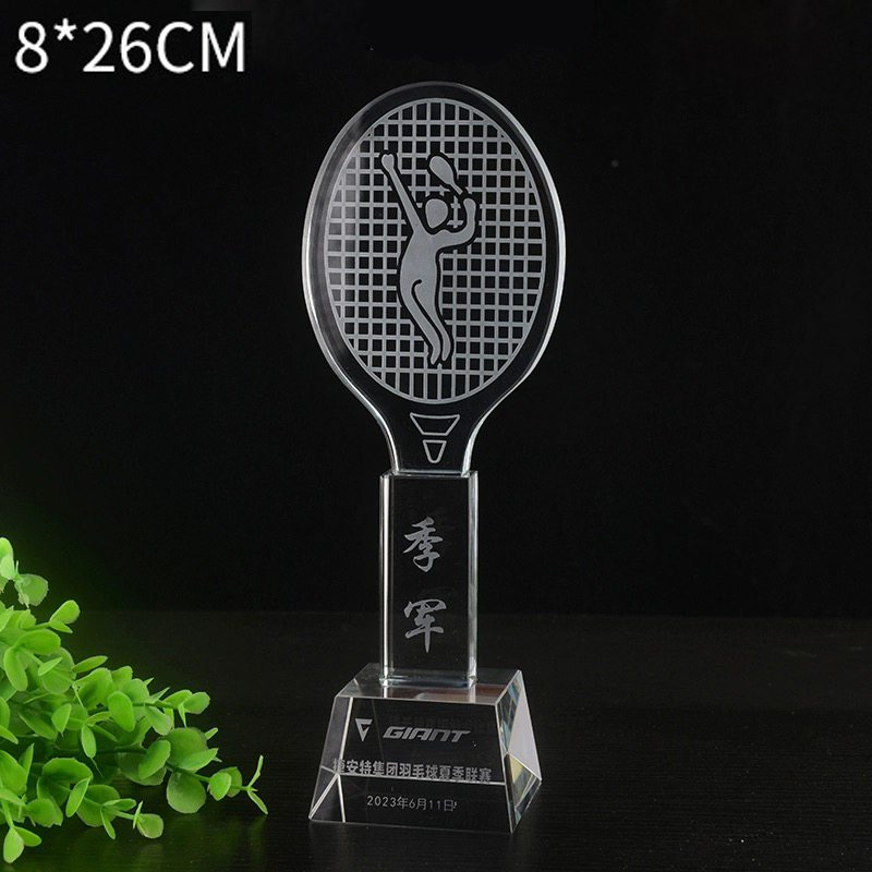Customized Crystal Trophy Badm – Badminton Europe recenzja i cena