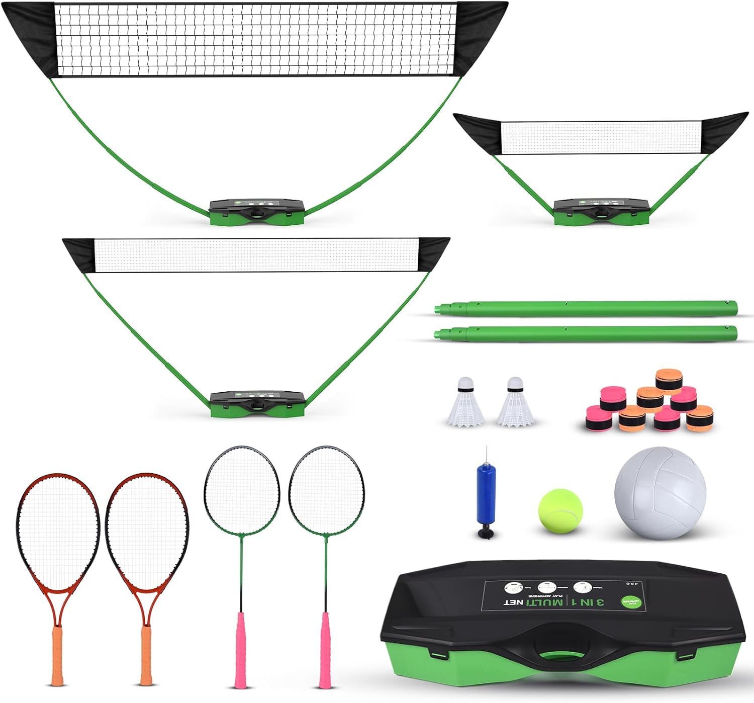 3-in-1 Outdoor Sports Set: Bad – Badminton Area recenzja i cena